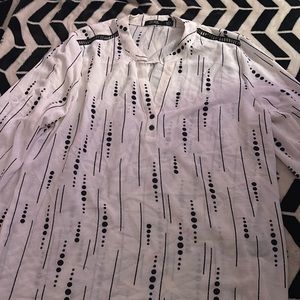 Cure long sleeves, large, black, and white T-shirt